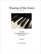 Wearing of the Green piano sheet music cover